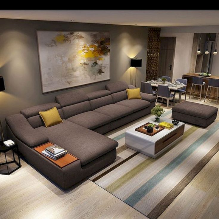 Living Room WIth Modern Sofa