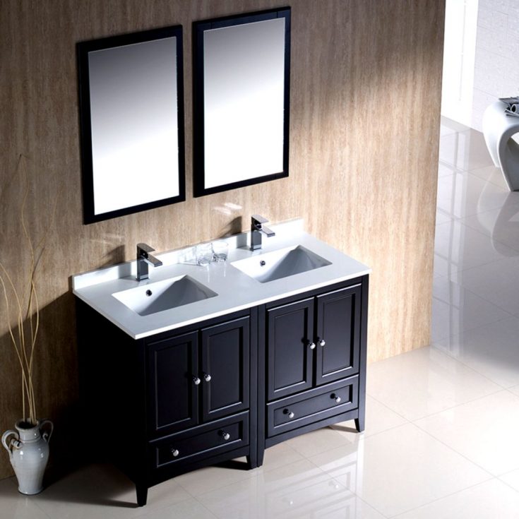 Traditional Double Sink Bathroom Vanities