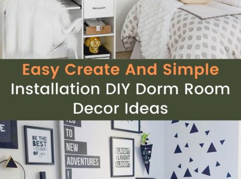 Easy Create And Simple Installation DIY Dorm Room Decor Ideas