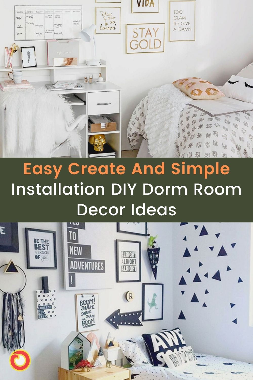 Easy Create And Simple Installation DIY Dorm Room Decor Ideas