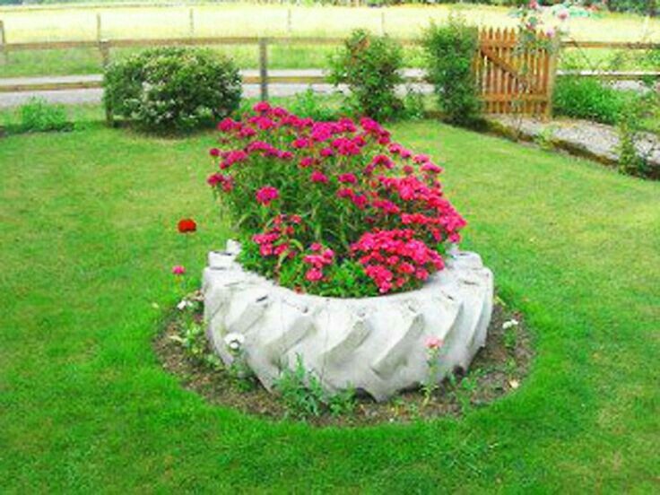 Tire garden Planter Ideas