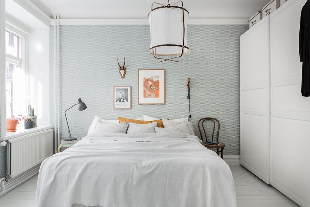 Light Scandinavian Bedroom Design