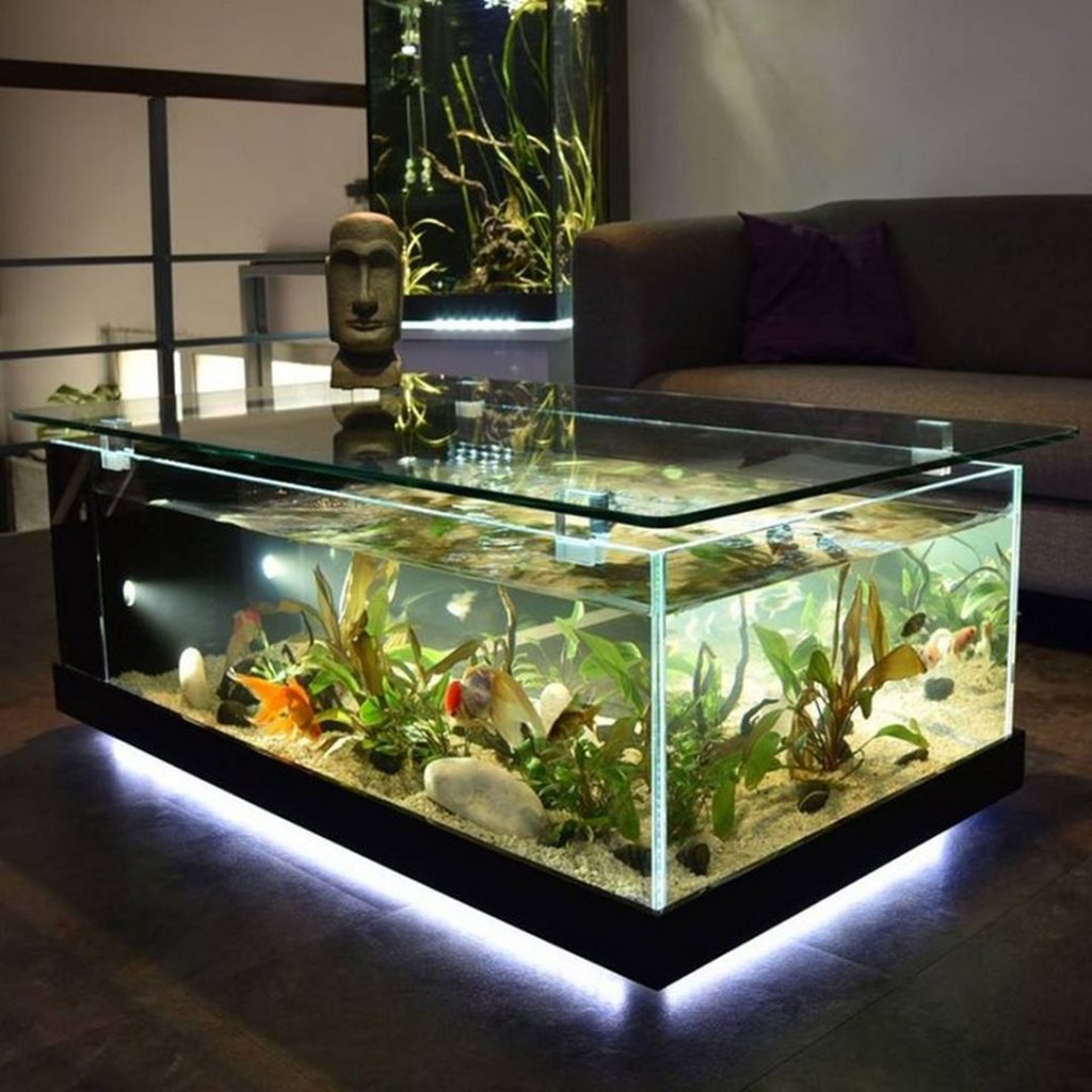 Unique Aquarium Coffee Table Ideas