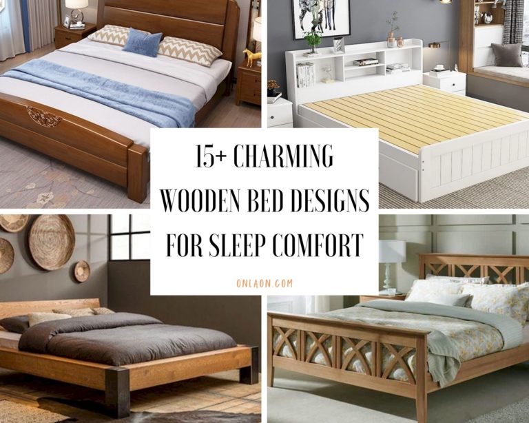 15 Charming Wooden Bed Designs For Sleep Comfort