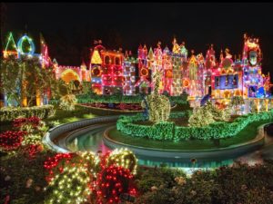 Colorful Disneyland Christmas Garden Decor source cutewallpaper