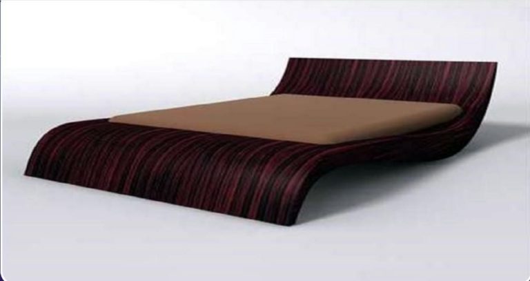Modern Dark Brown Wooden Bed Design via APK Pure