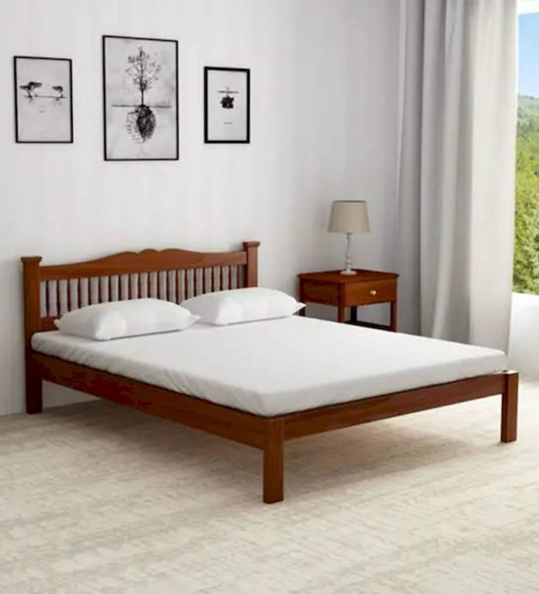 Simple Wooden Bed Designs via Styles At Life