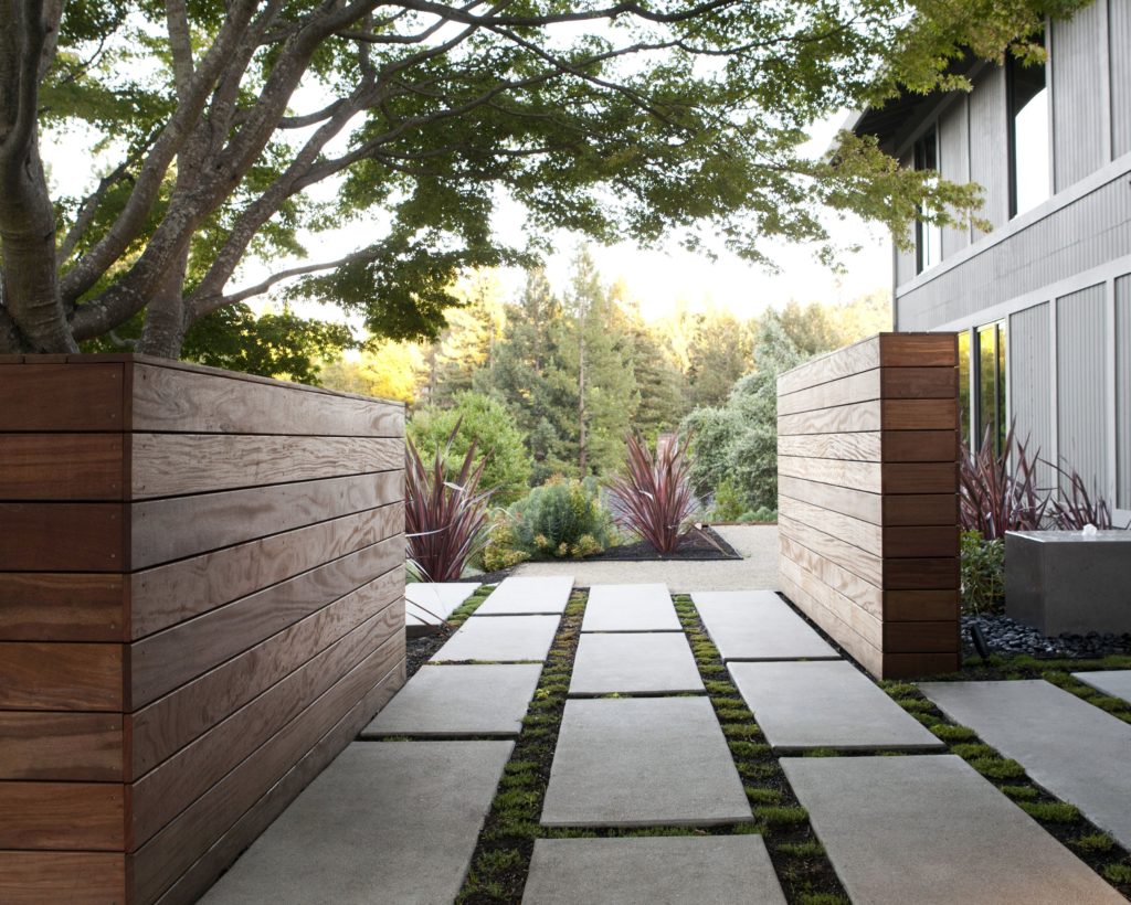 Modern Garden Wall Fence Design source Architizer