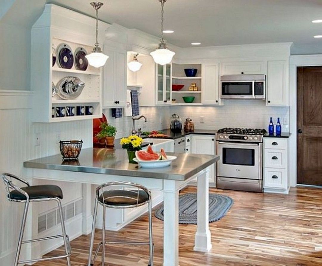 Awesome Kitchen With Nice Table via Camper Vibe