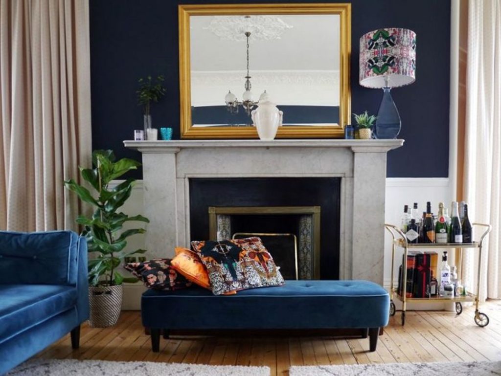 Barbeline maximalist living room source KMP Furniture Blog