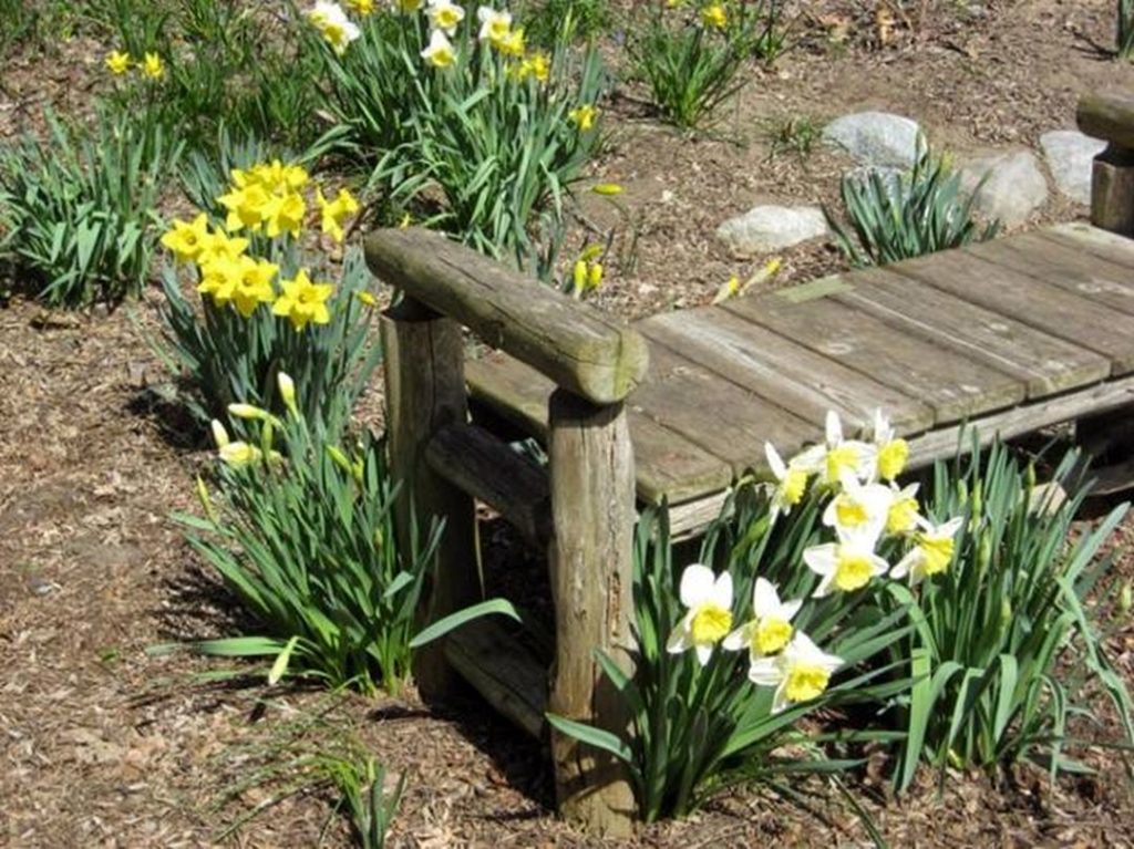 Handmade Garden Benches Adding Rustic Vibe to Backyard Designs via Lushome