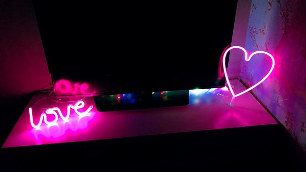Love Neon Light Room via Lazor Holyspiritunionnj
