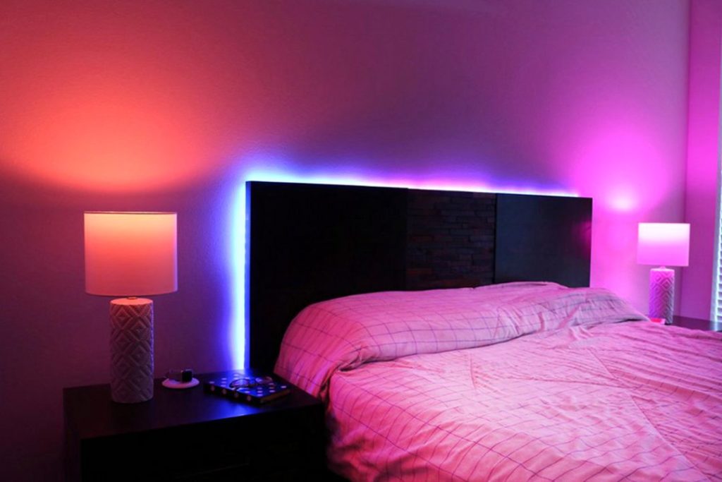 Pink Neon Lights for Bedroom via Astlighting