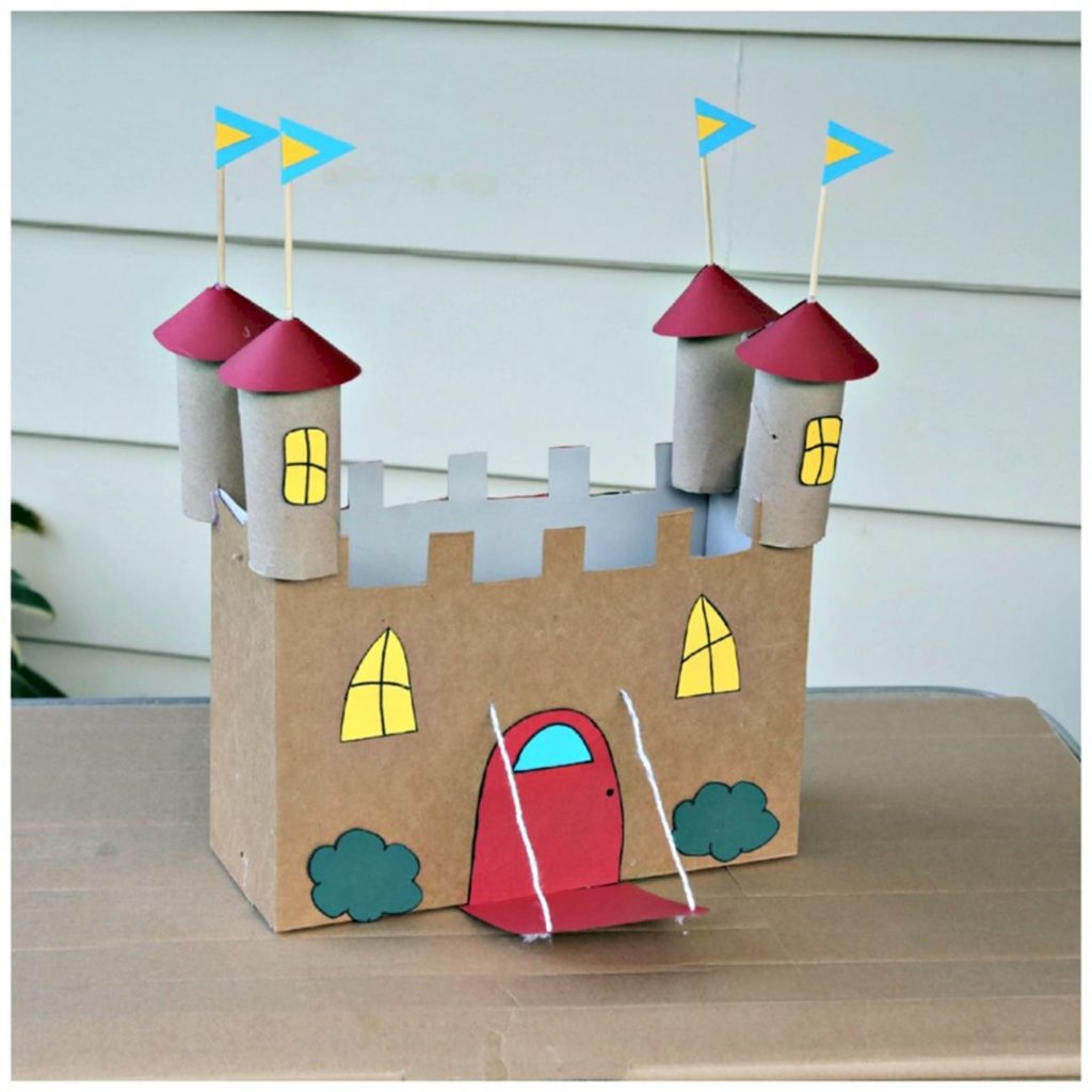 Recycled Cardboard Castle